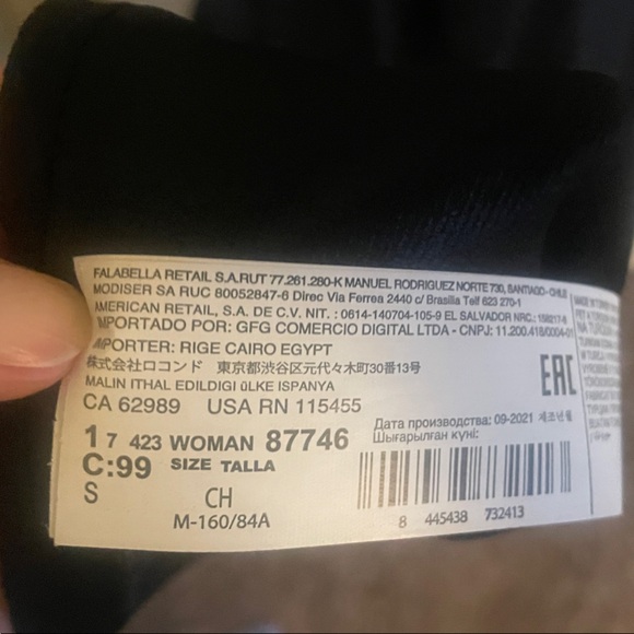 Mango Black Spaghetti Strap Satin Trim V-Neck Maxi Dress - Picture 3 of 5